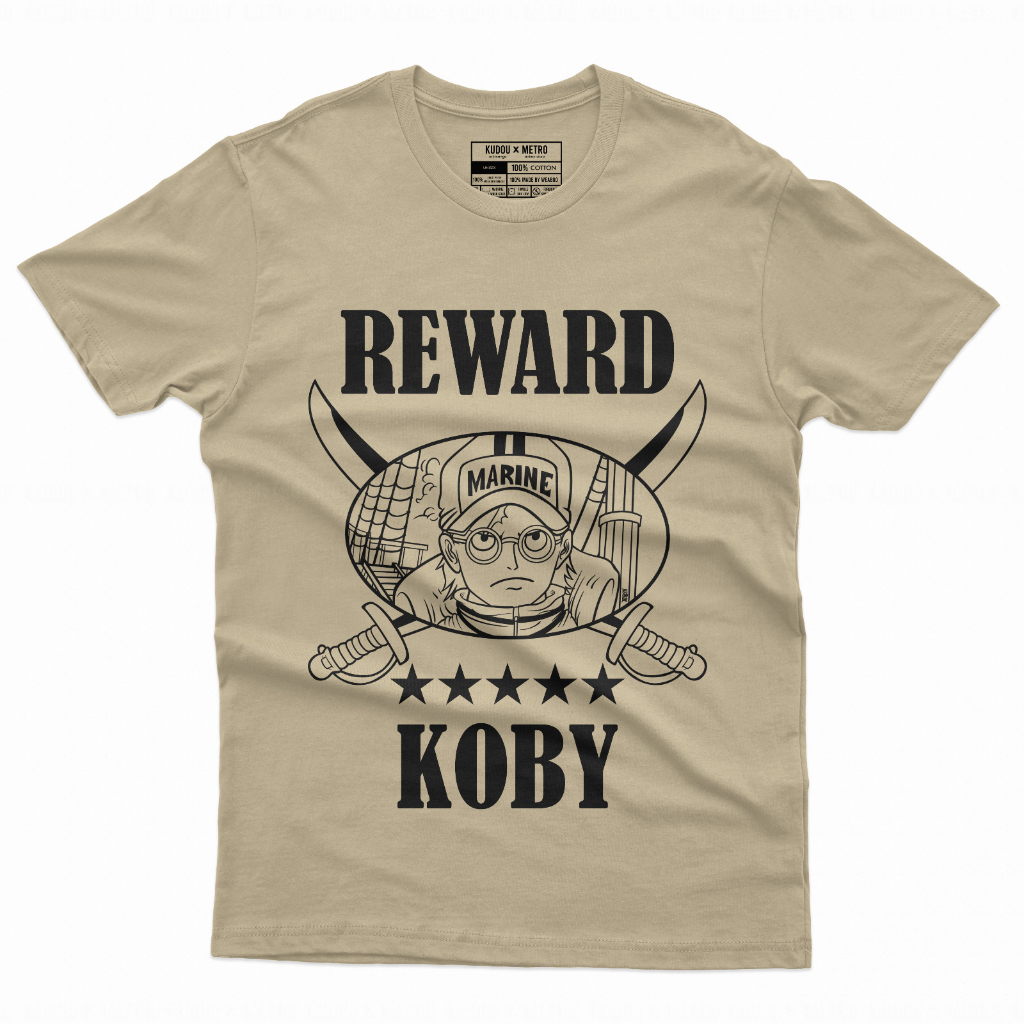 TORIZU Tshirt Cross Guild Reward Coby Anime Manga One Piece Premium Unisex