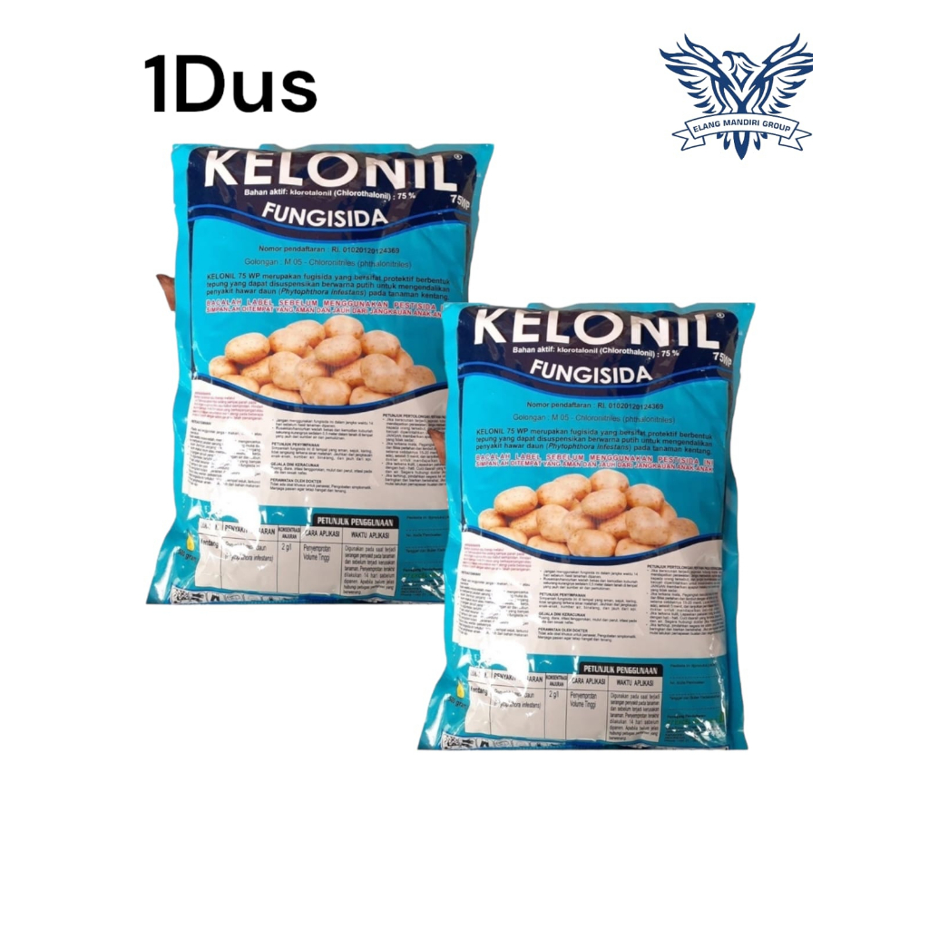 1 DUS Fungisida Kelonil 75WP Original 500gram x 20 pcs Daconil