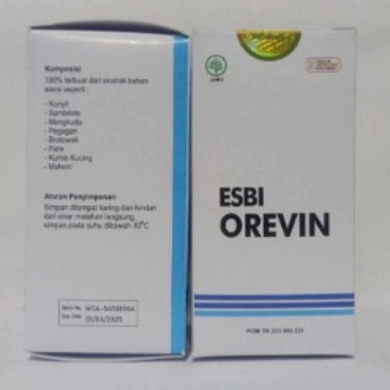ESBIOREVIN Asli Obat Ampuh Atasi Kencing Manis Isi (50) Esbi Orevin Original 100%