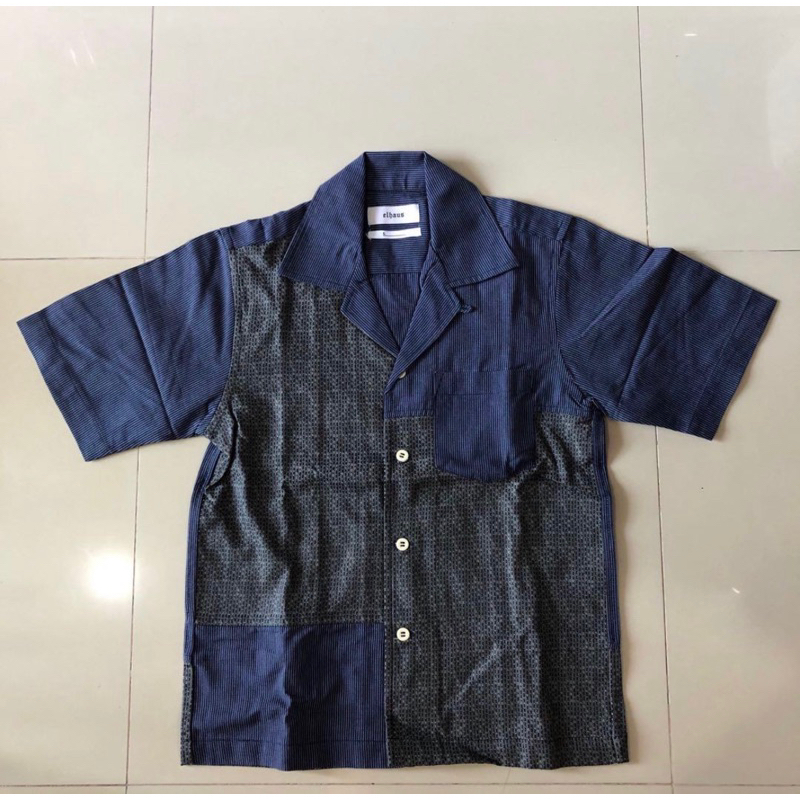 Elhaus Glide Shirt Sashiko Patchwork