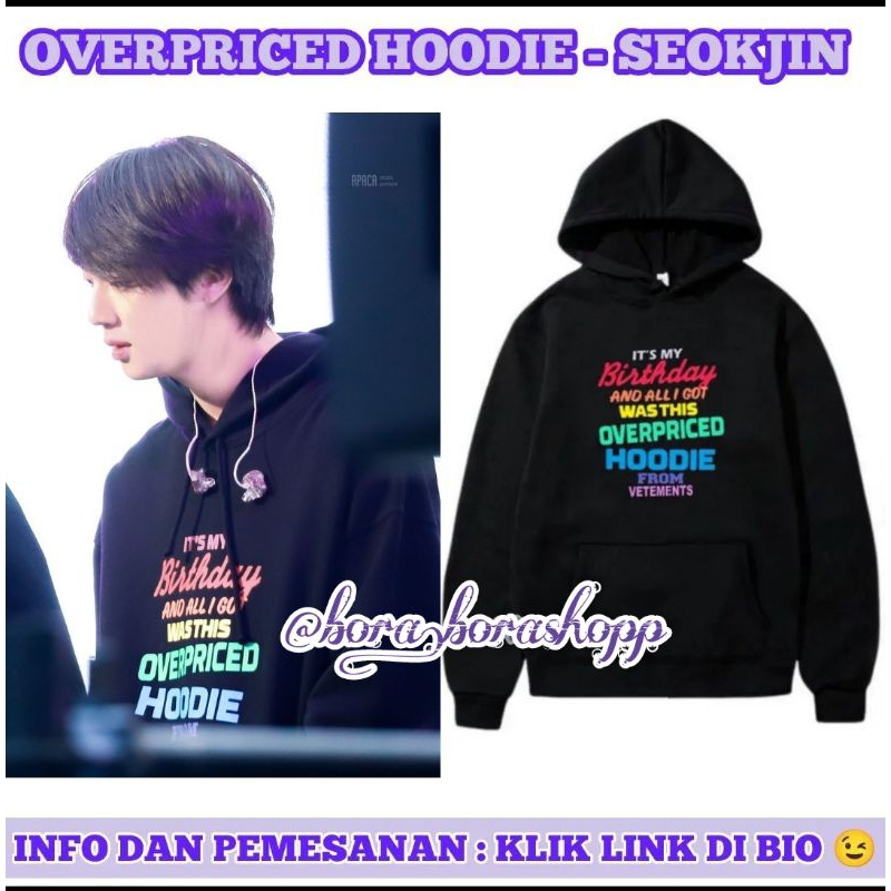 Hoodie & Sweater Overpriced Seokjin BTS / Sweater jin BTS / Hoodie Jin BTS