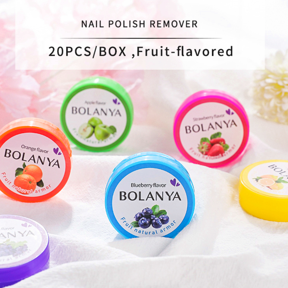 Bolanya Nail Remover Pembersih Cat Kuku Kapas Basah Tisu KU058