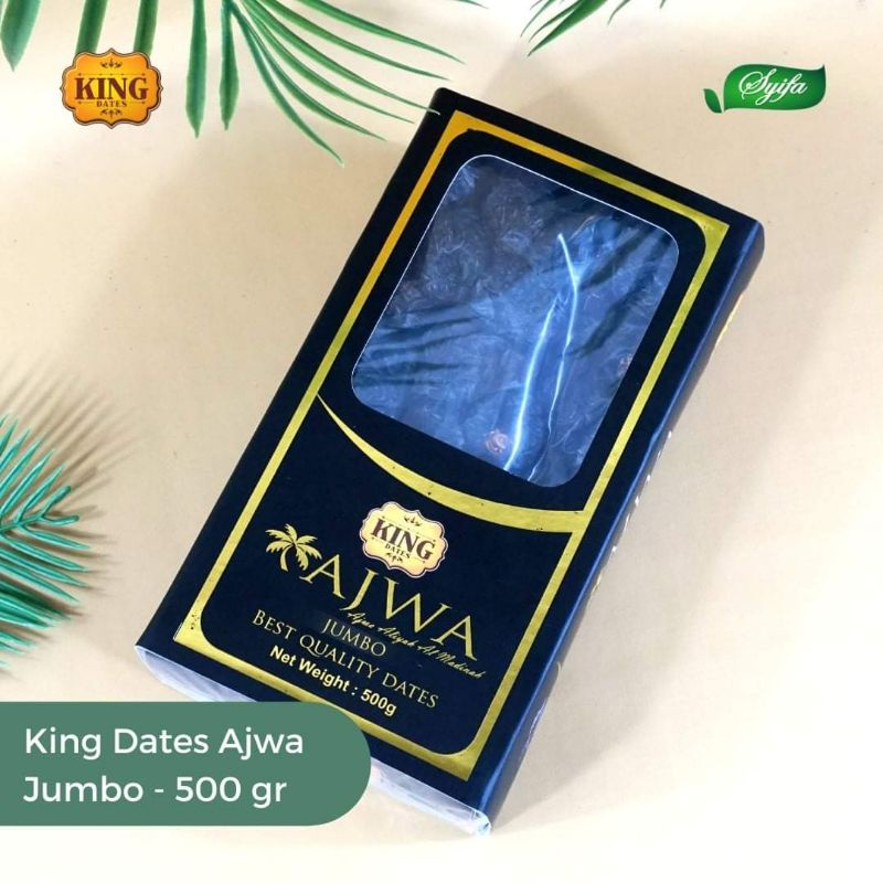 

Kurma Ajwa King Dates Syifa - Kurma Ajwa Premium - Kurma Ajwa Madinah 500 gram