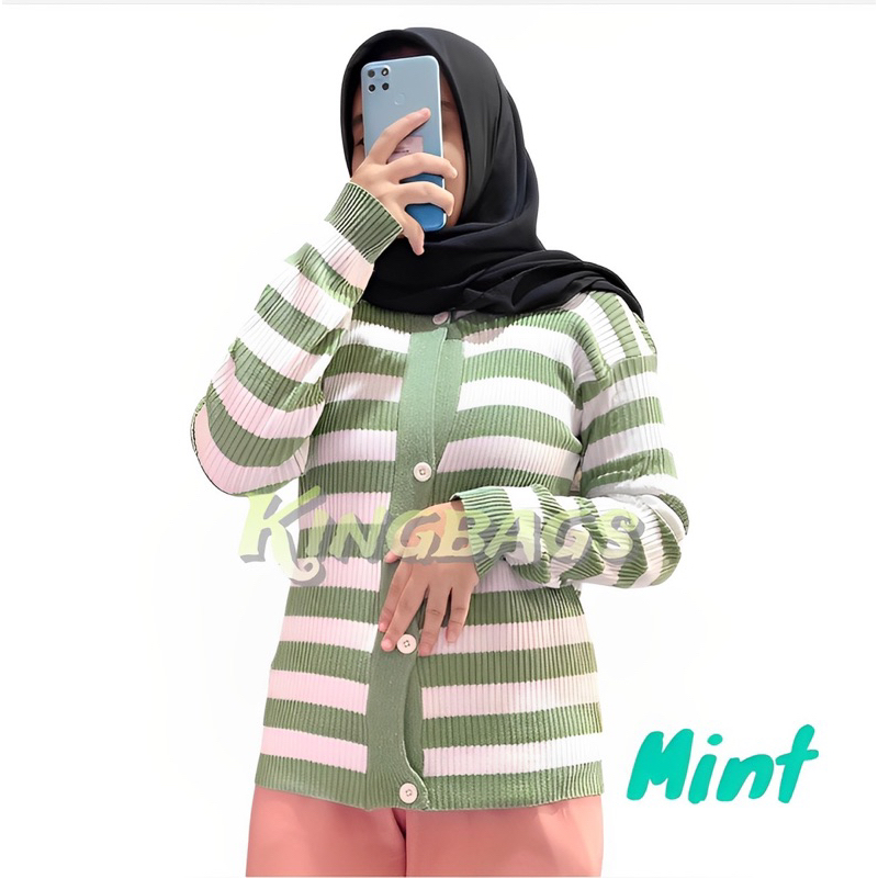 Tikha Sweater Rajut cardigan Kancing