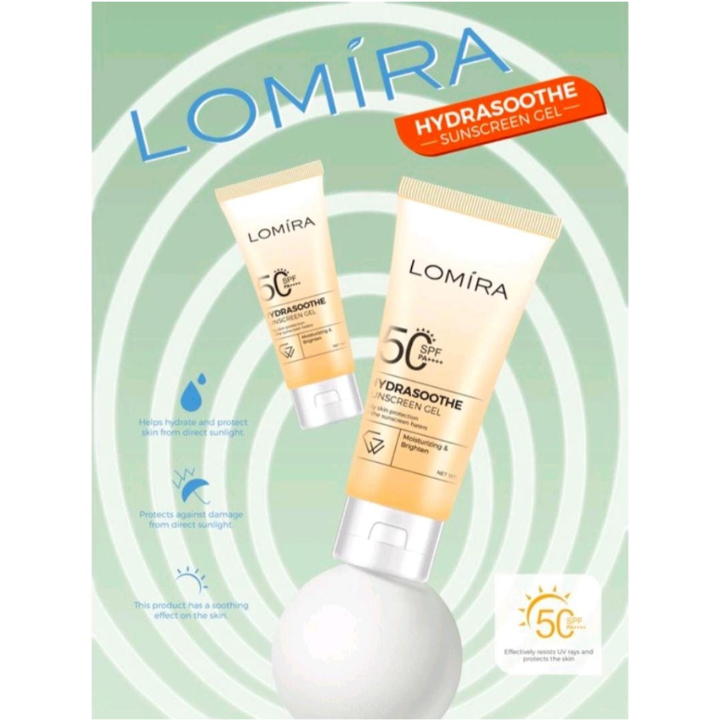 LOMIRA HYDRASOOTHE SUNSCREEN GEL SPF 50