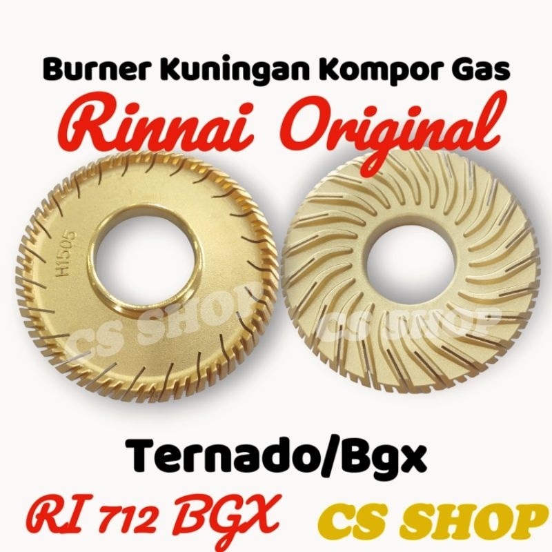 Bruner Kompor Gas Rinnai Original/Kuningan Kompor Gas Rinnai Original/Kembang Kompor Gas Rinnai Original Rinnai