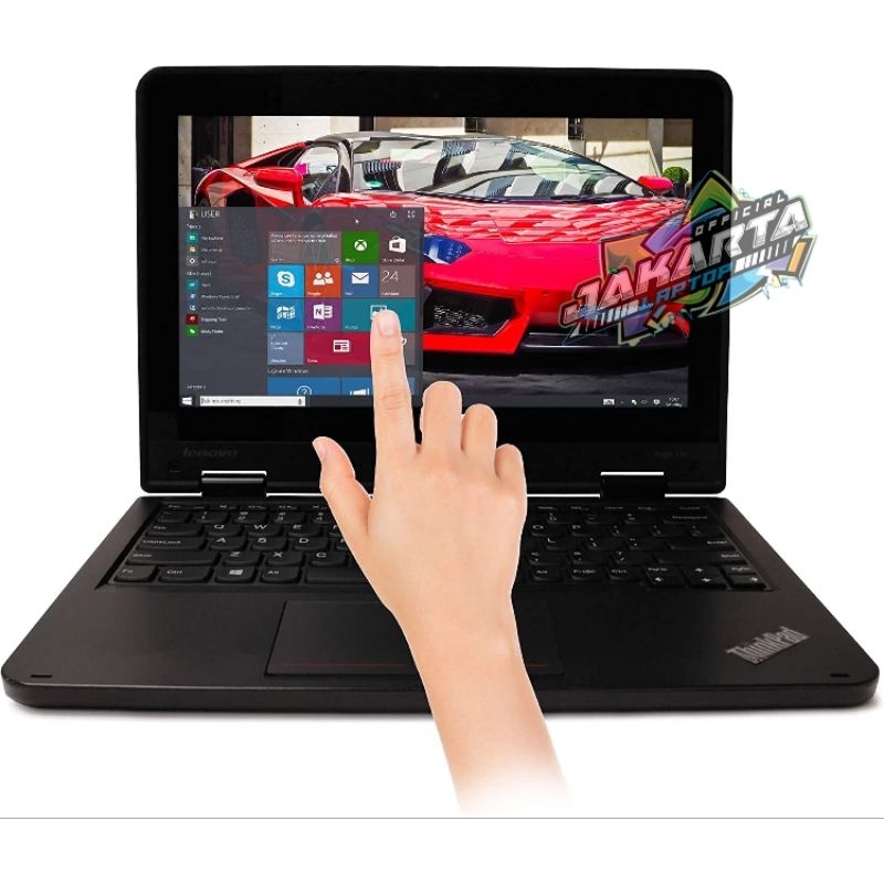 LAPTOP LENOVO THINKPAD YOGA 11e LAYAR TOUCHSCREEN | RAM 8GB | SSD M2 SATA | MULUS MURAH BERGARANSI