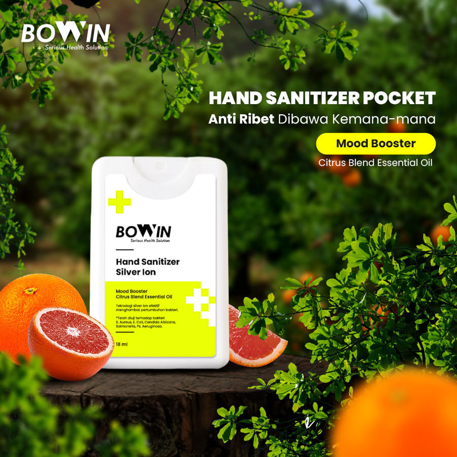 Bowin Hand Sanitizer - Silver Ion Technology (Aroma Tea Tree Oil)