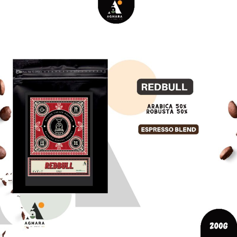 

Kopi Redbull 200 Gram - Aghara Coffee Roaster