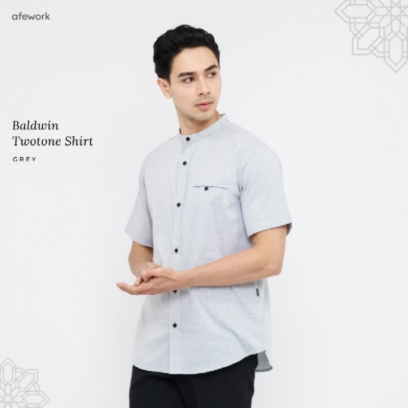 AFEWORK BALDWIN TWO TONE TSHIRT