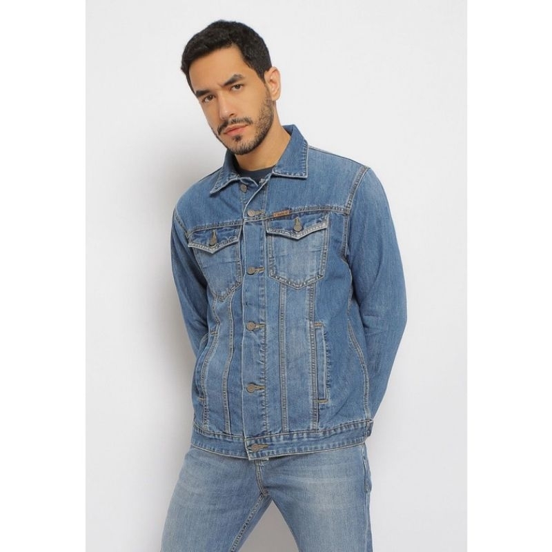 Jaket Denim Pria MJF160 Original Lois New Arrivals
