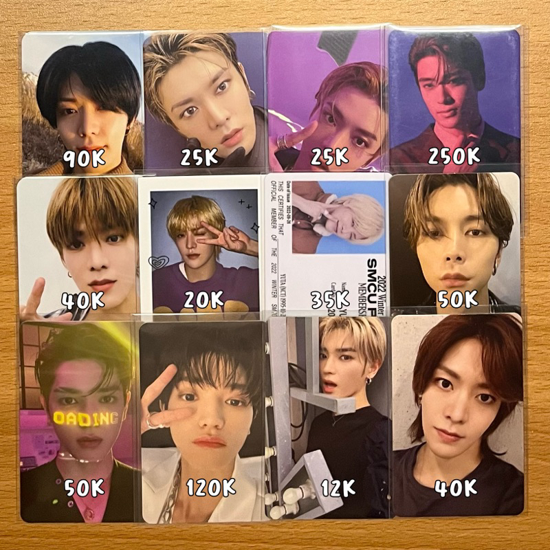 PC YUTA MUMO GITD GLOW IN THE DARK AR JEWEL STICKER MUMO STICKER POLAROID WTMC A VER YUTA MEMBERSHIP