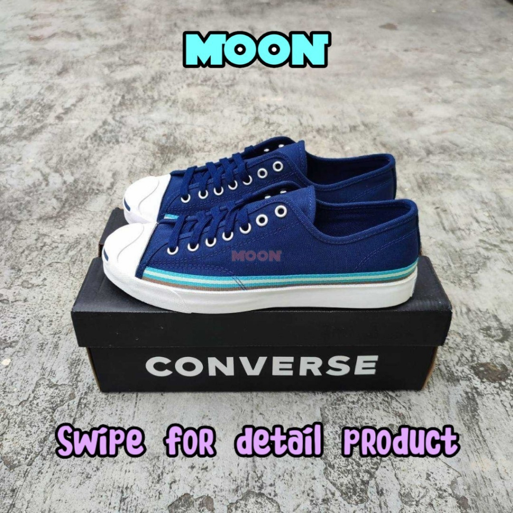 CONVERSE JACK PURCELL OX NATIONAL PARKS MIDNIGHT NAVY SNEAKERS ORIGINAL RESMI
