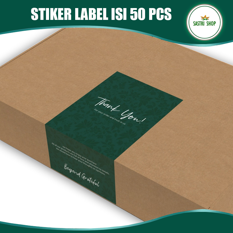 

Stiker Label Thank You For Your Order Persegi Panjang Isi 50 pcs Stiker Label Murah!