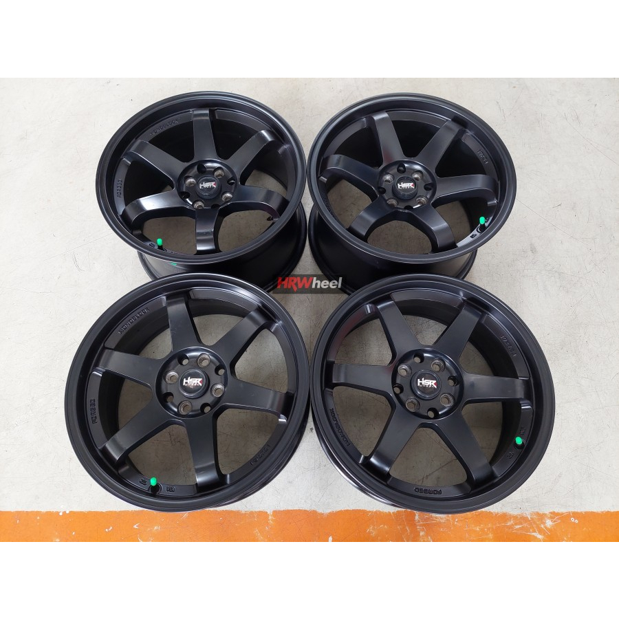 Velg Mobil Bekas Ring 17 TOKYO OSHU HSR R17 Lebar 7,5-9 Lubang 4 ET42-35