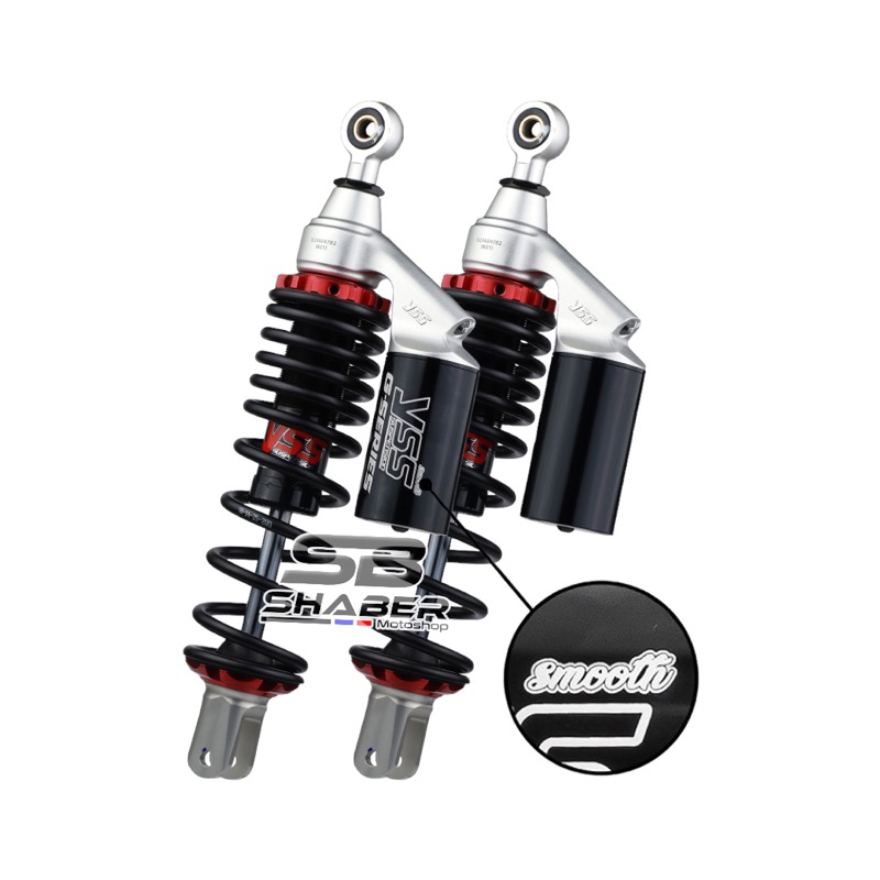 Shock YSS Yamaha Nmax Old 335MM Gplus Gseries Per Hitam Tabung Hitam