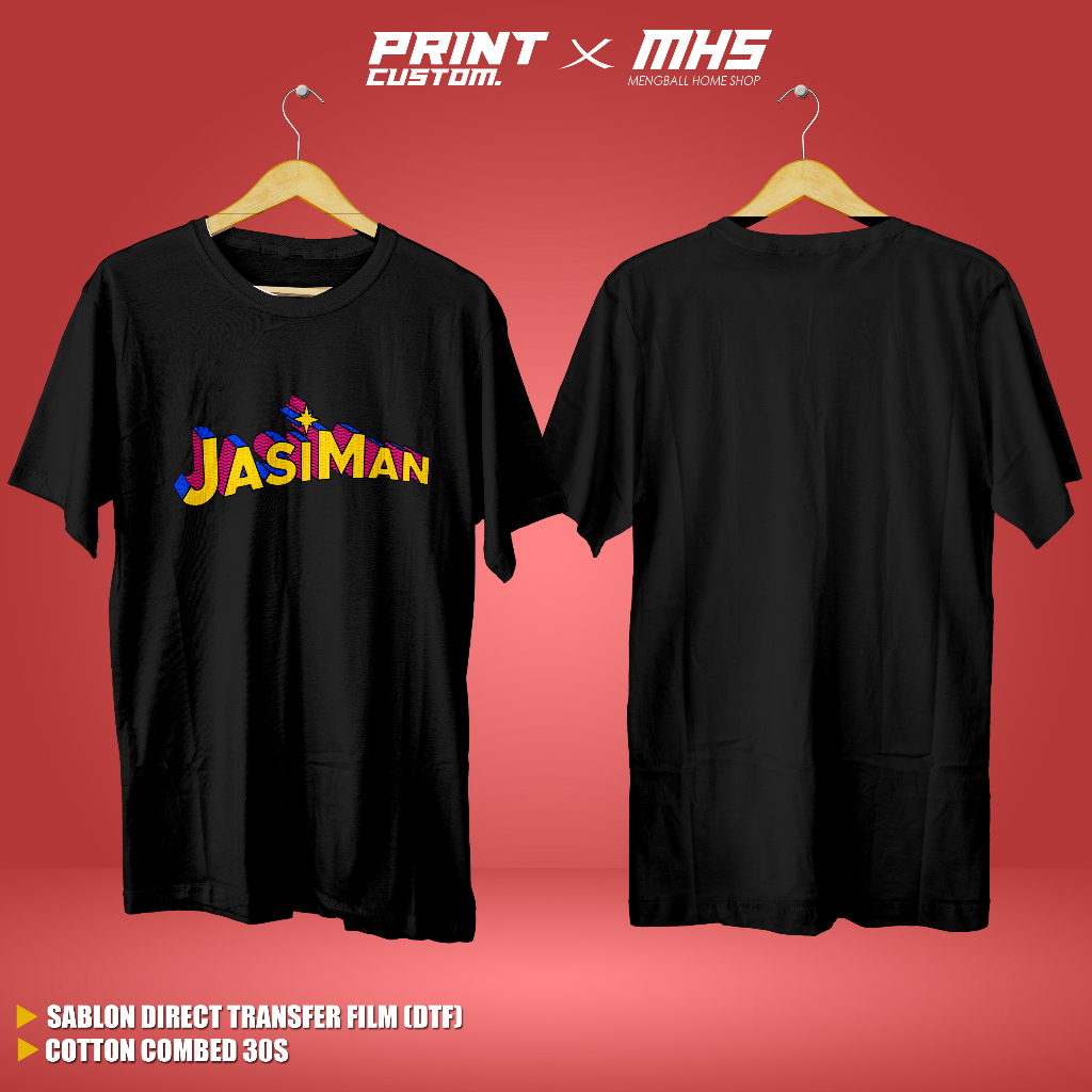 TERBARU - KAOS BAJU JASIMAN VINDES COTTON COMBED 30S PREMIUM KAOS VINDES KAOS CUSTOM KAOS SATUAN