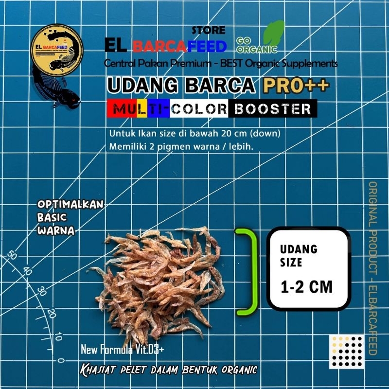 Udang BARCA Multicolor kemasan botol 30 gram