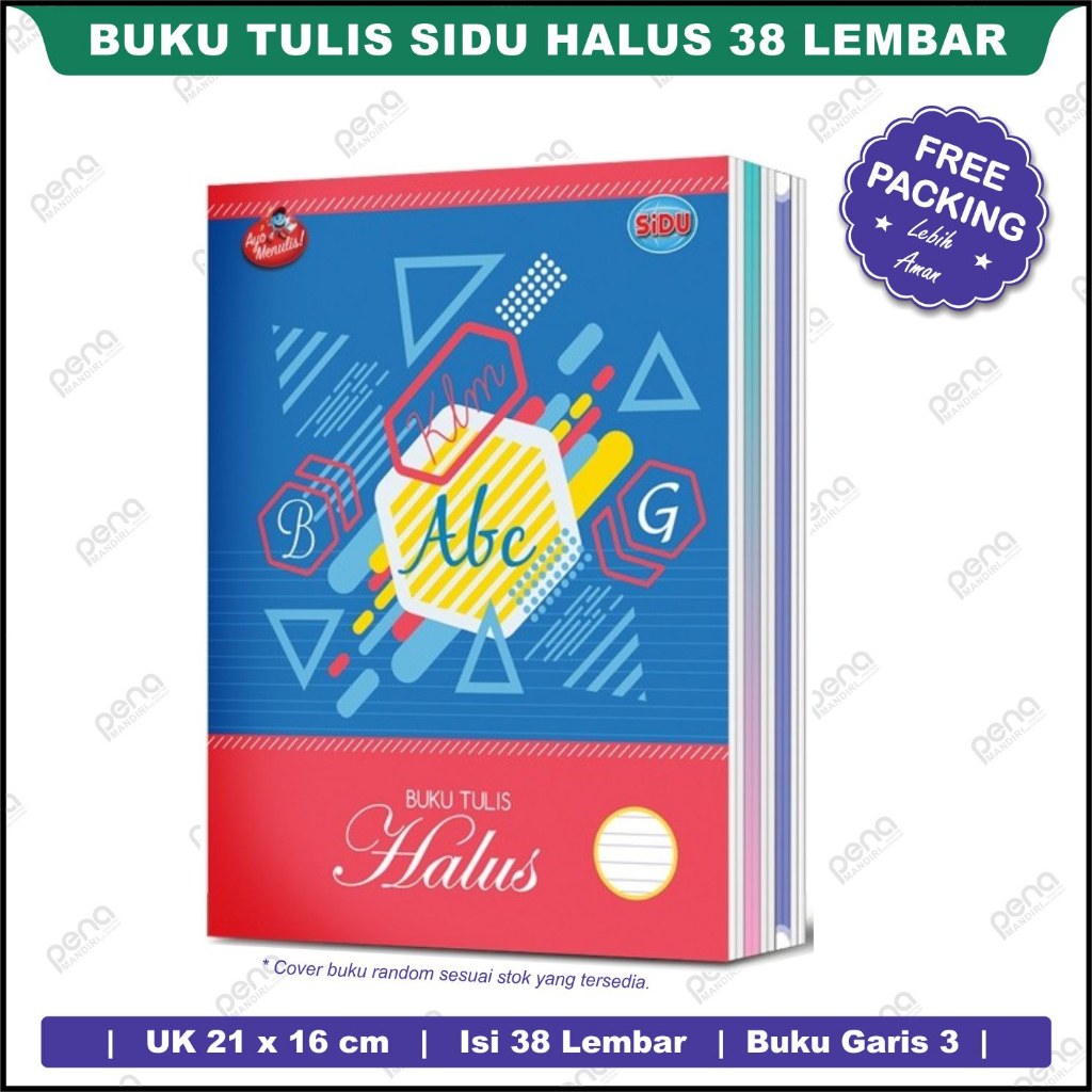 Buku Tulis Halus / Buku Garis Tiga/ Buku Latin Sinar Dunia