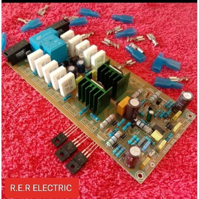 kit Driver SOCL 506 TEF 2u plus PROTEKTOR dan LED CLIP PCB fiber FR4
