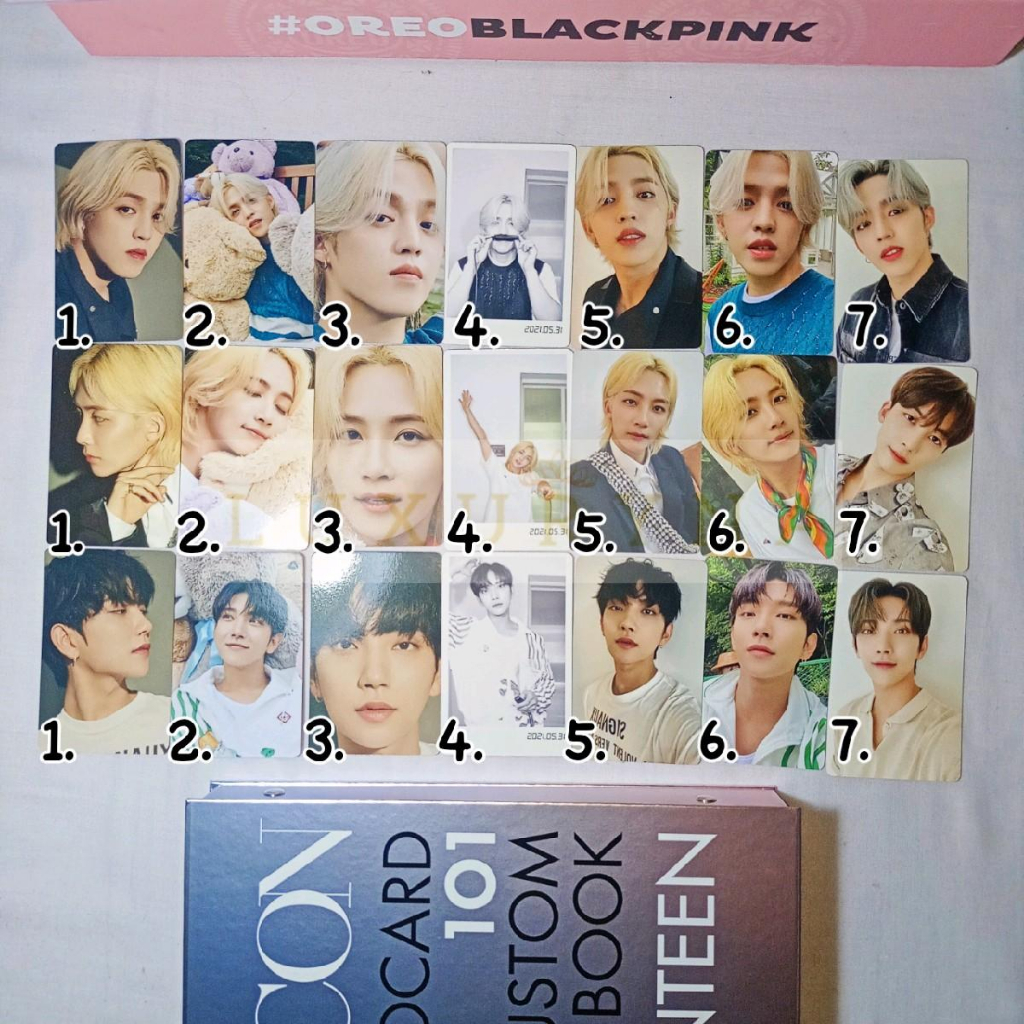 Seventeen Photocard Official Dicon 101 Scoups Jeonghan Joshua Jun Hoshi Wonwoo Woozi DK Mingyu The8 