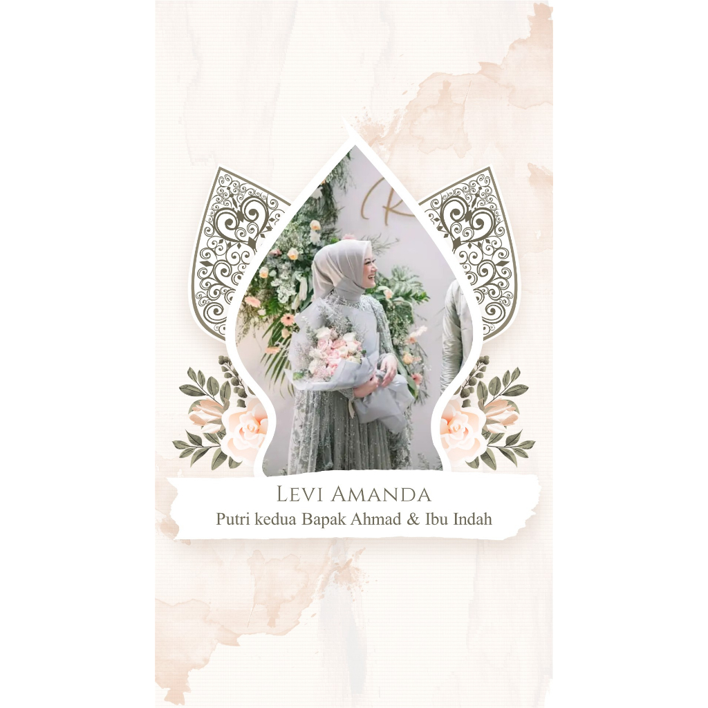 Undangan Digital Video Pernikahan Jawa Rustic