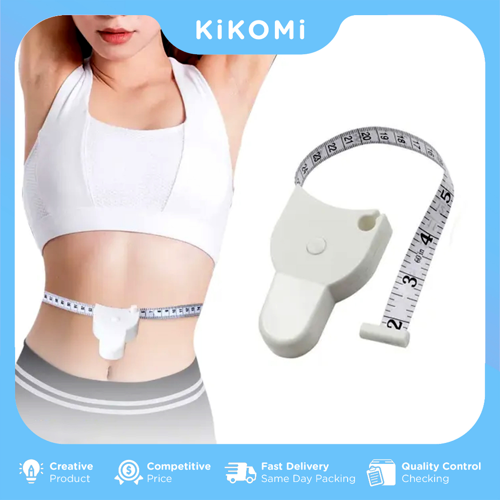 Meteran Badan - Meteran Gulung Alat Pengukur Lingkar Tubuh Otomatis KK