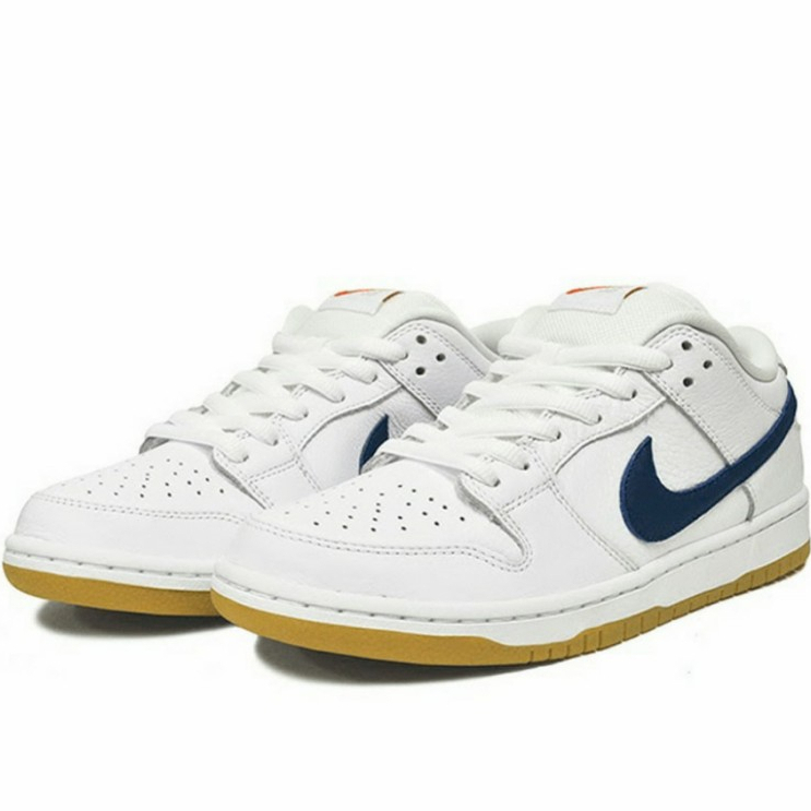 SB DUNK LOW ORANGE LABEL WHITE NAVY CZ2249-100
