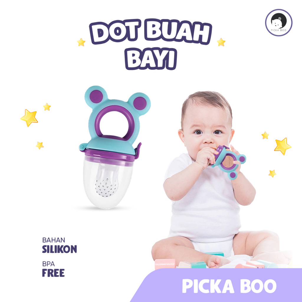 PICKA BOO Dot Buah Empeng Bayi Mpasi