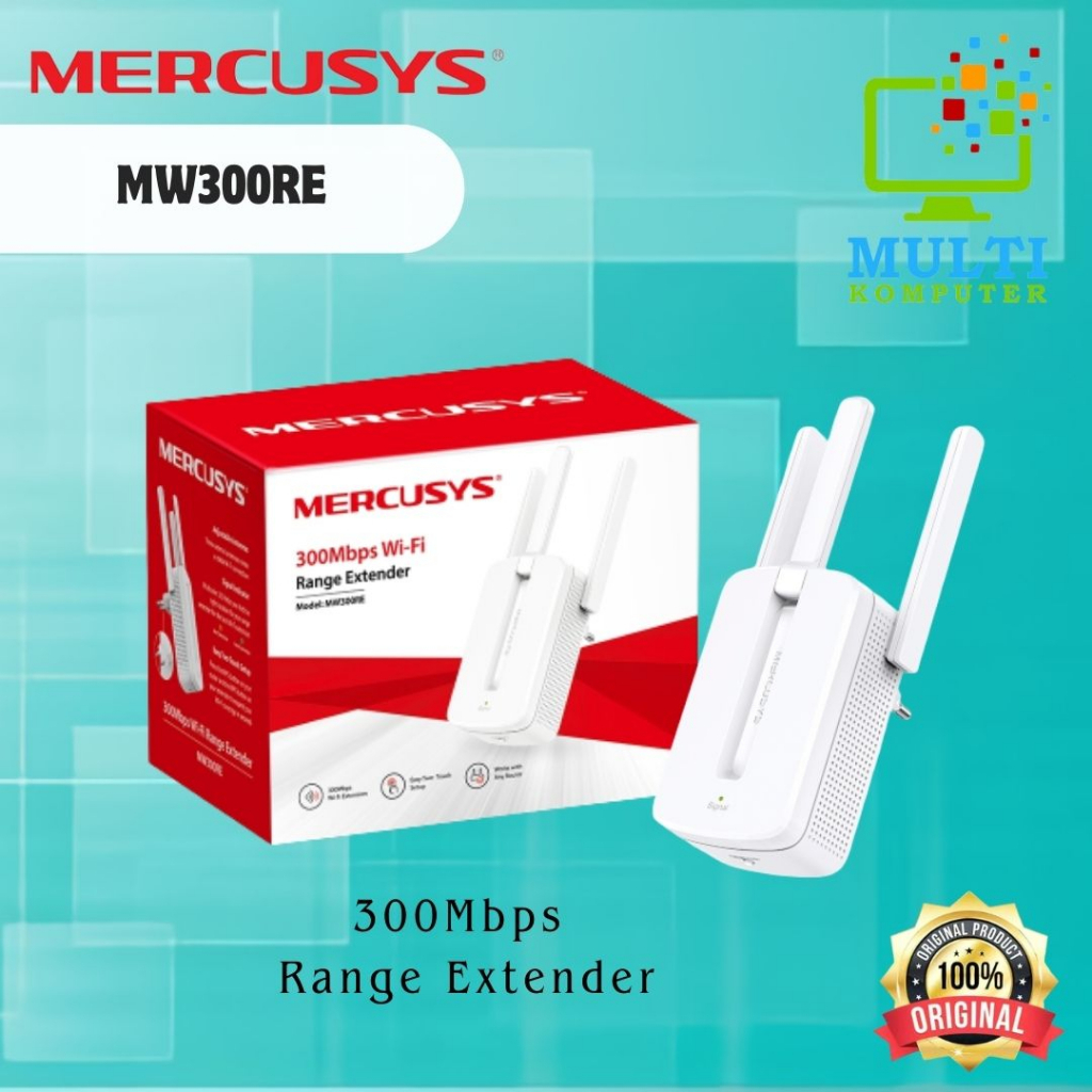 WIFI RANGE EXTENDER MERCUSYS MW300RE / WIFI EXTENDER MERCUSYS 300MBPS