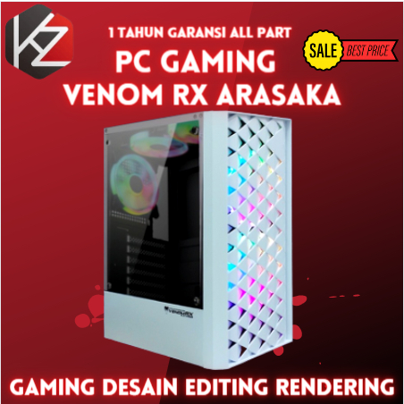 PC Rakitan Gaming i5 3470 (GTX 1050Ti 4GB ) Cocok Editing Rendering Gaming