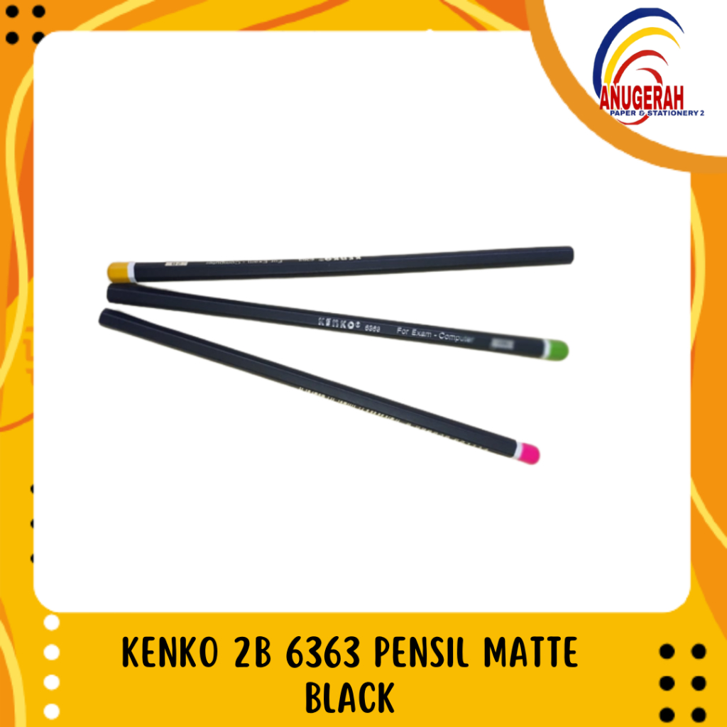

KENKO 2B 6363 PENSIL MATTE BLACK (LSN)