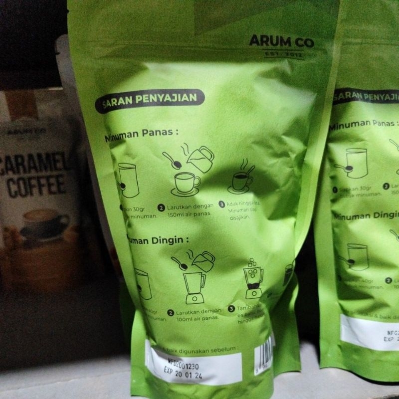 Arum Co Avocado Smoothies 500gr / Bubuk Minuman Alpukat / Instant Drink Murah &amp; Enak