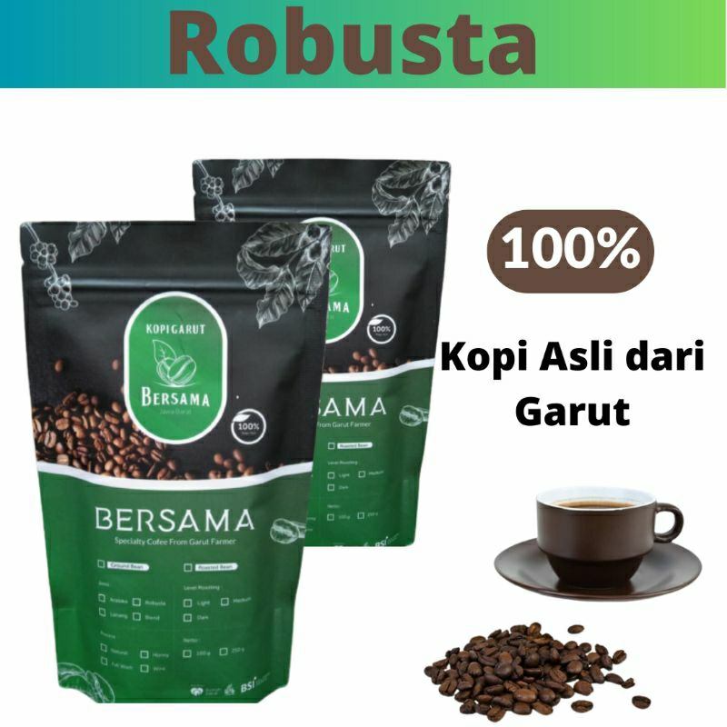 

BERSAMA Kopi Robusta Garut Jawa Barat 250 gram