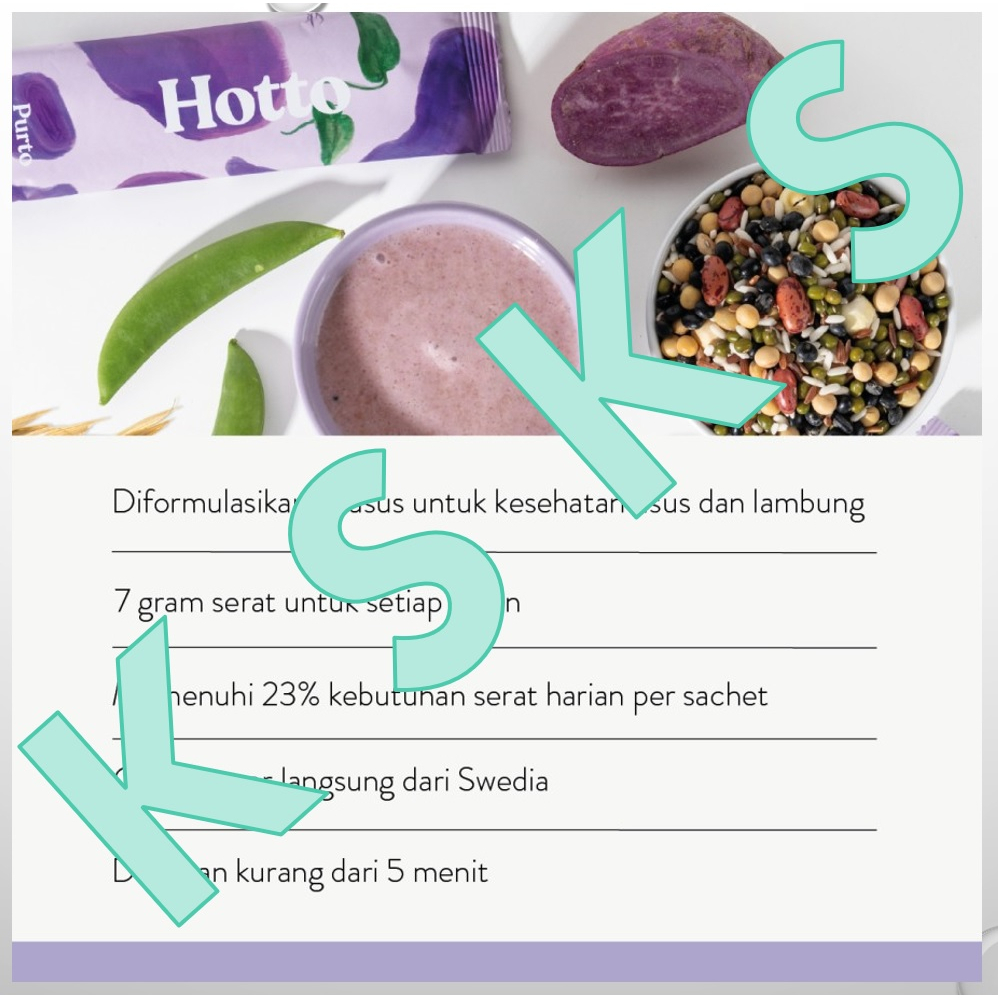 Hotto Purto Multigrain with Purple Potato 1 Pouch - 16 Sachet