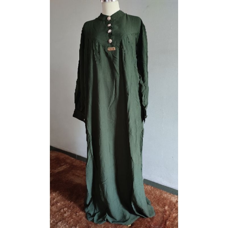 Gamis Zahara warna Army