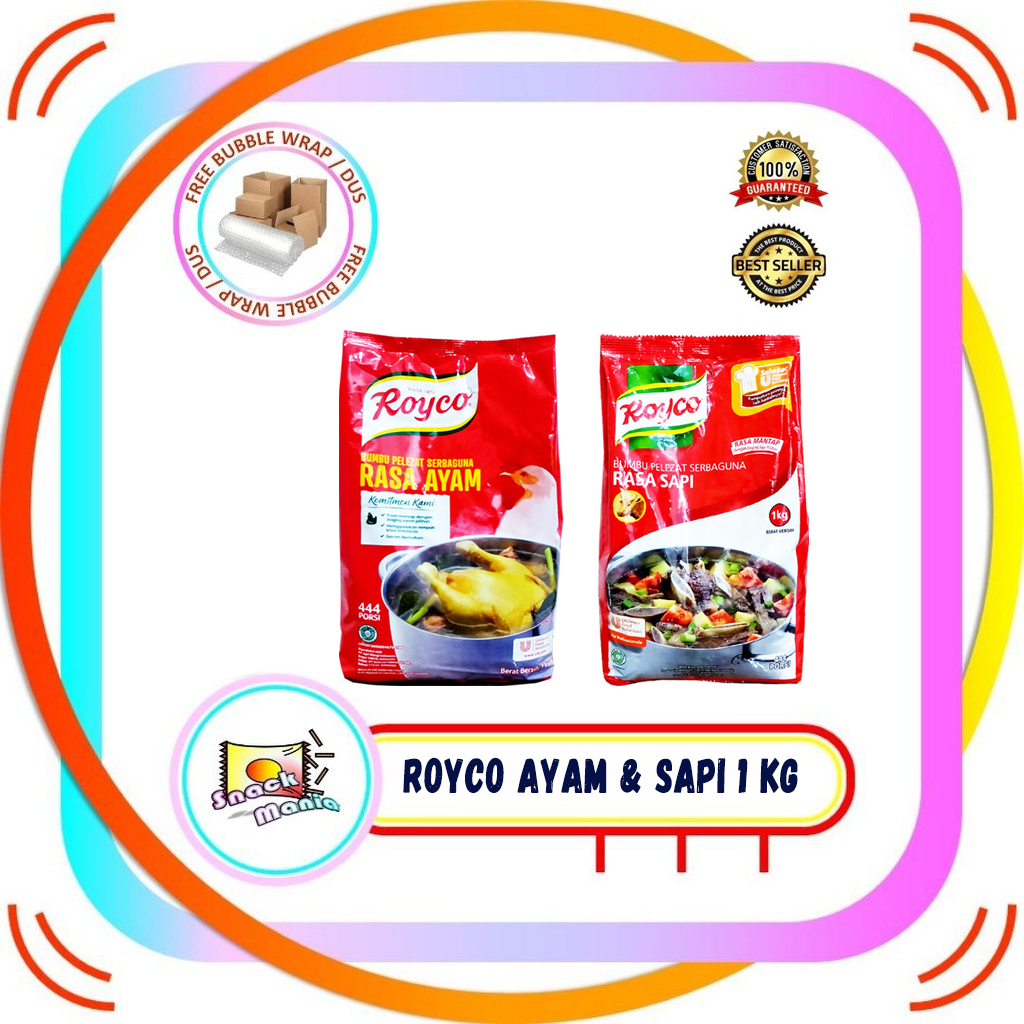 

Royco Bumbu Pelezat Ayam Sapi 1 kg Chicken Beef