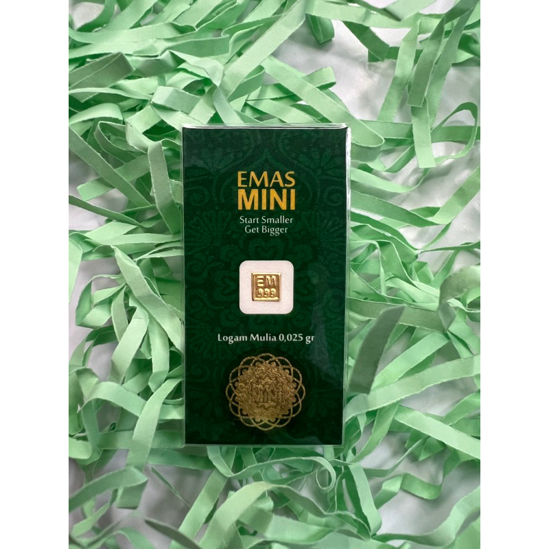 Emas Mini 0,025 gram | Logam Mulia 24K