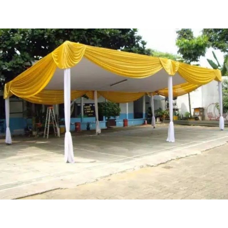 plafon tenda pesta datar plafon datar tenda pesta 4mx4m plafon terop 4x4