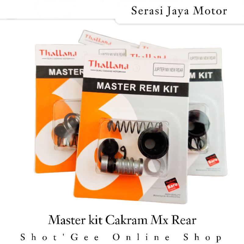 MASTER KIT CAKRAM MX NEW REAR/MX KING REAR (BELAKANG) / SIL MASTER CAKRAM BAWAH BELAKANG JUPITER MX NEW/MX KING