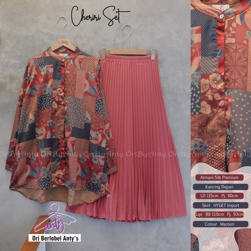 ONE SET WANITA SETELAN REMAJA OOTD OUTWEAR TUNIK DAN CELANA