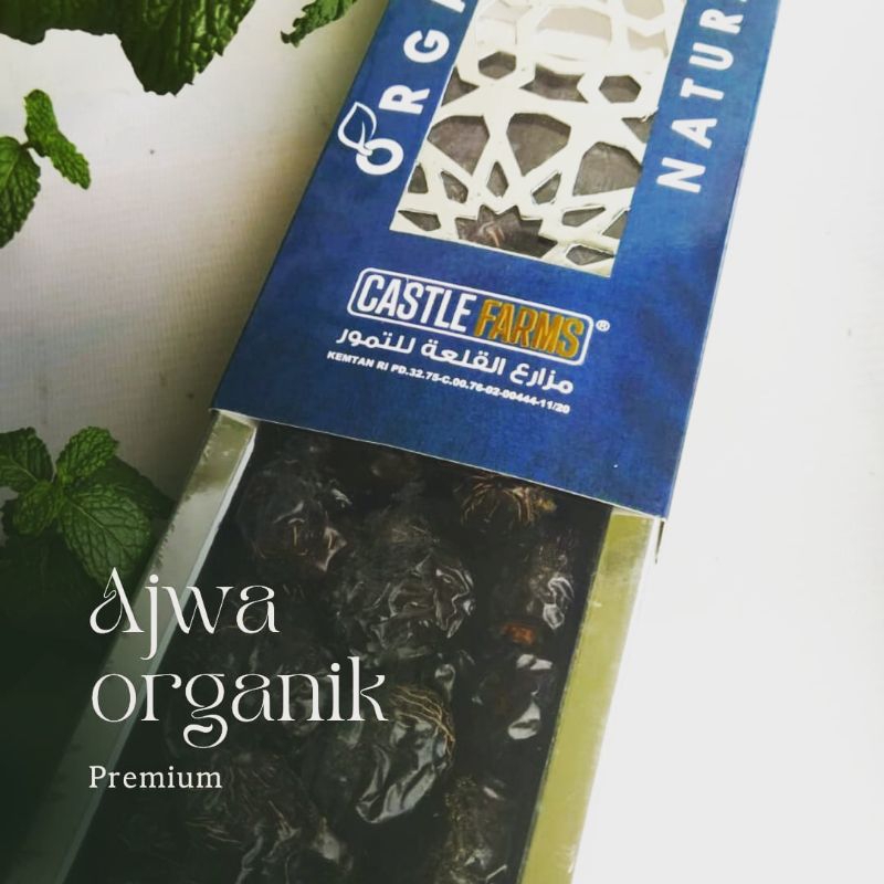 

Kurma Ajwa kurma nabi Kurma Premium Organic Castle Farm