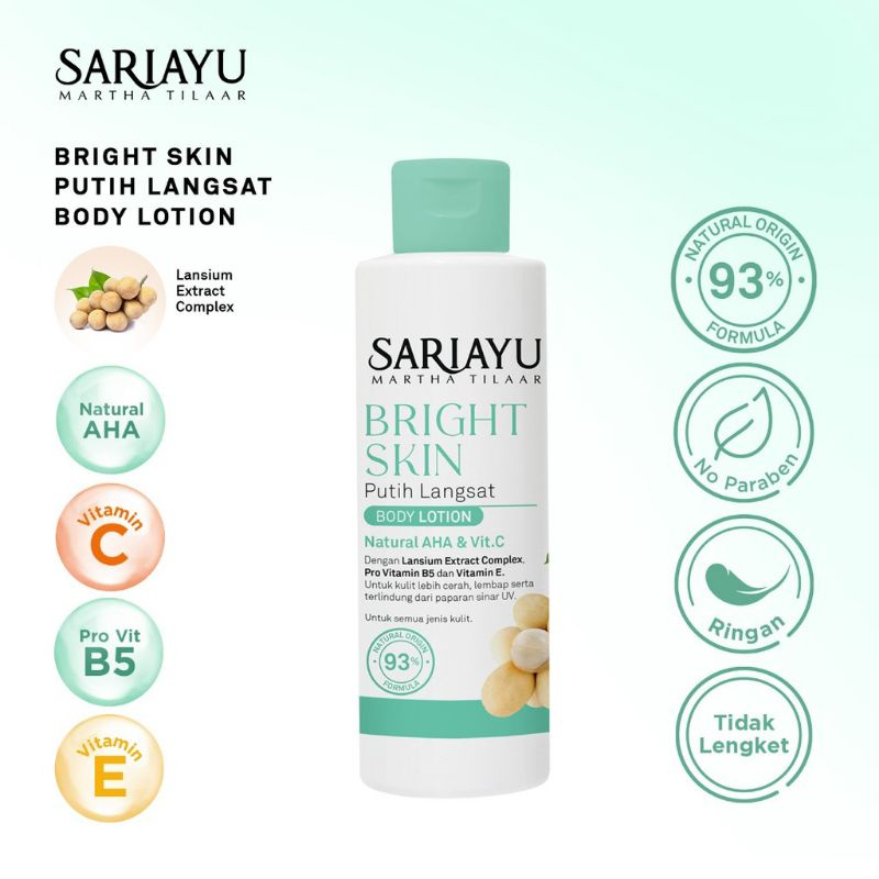 Sariayu Bright Skin Putih Langsat Series - Rangkaian Sariayu Putih Langsat