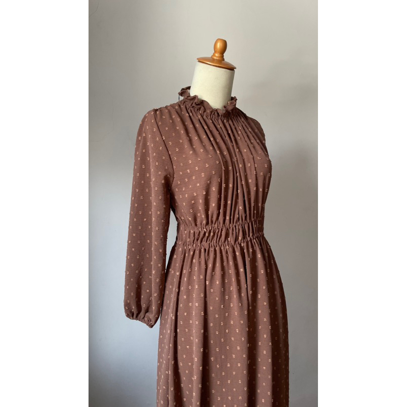 Zéa - Laura - Dress Polos Katun Vintage Crincle Maxi