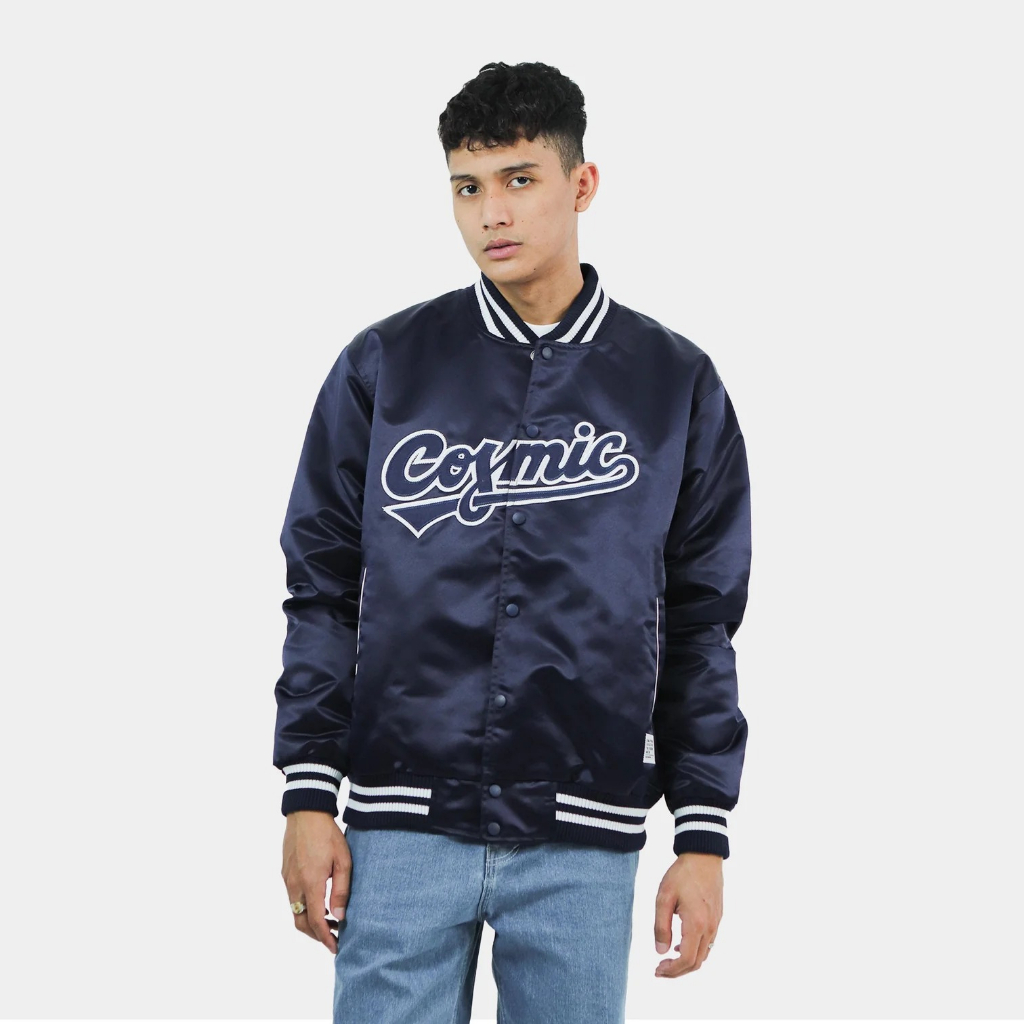 Cosmic Jacket Varsity CRAWLERS NAVY