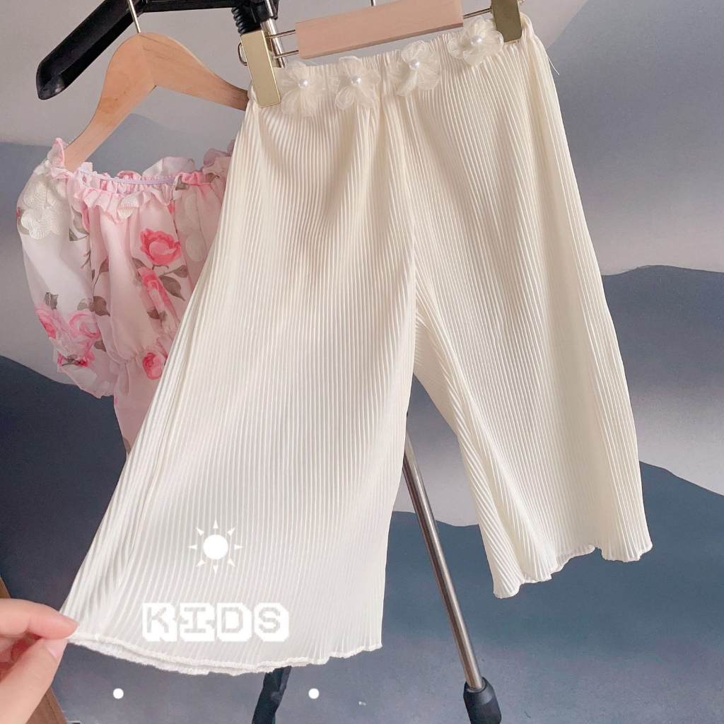 (LOLI-JKT) BS-411 STELAN ANAK CEWEK PINK FLORA SIZE 100-140 BAGUS BANGET