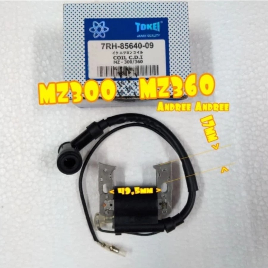 Ignition Coil CDI Yamaha MZ300 MZ360 MZ-360 EF6600 EF 6600 watt