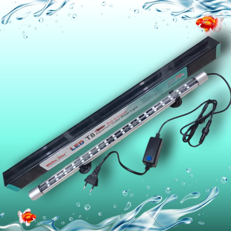 Lampu Led Tanning Aquarium Under Water Light Led NIKITA STAR Red Arowana T8 1200