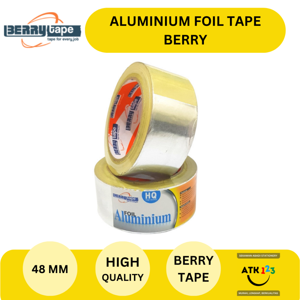 Lakban Aluminium Foil Tape Merk Berry