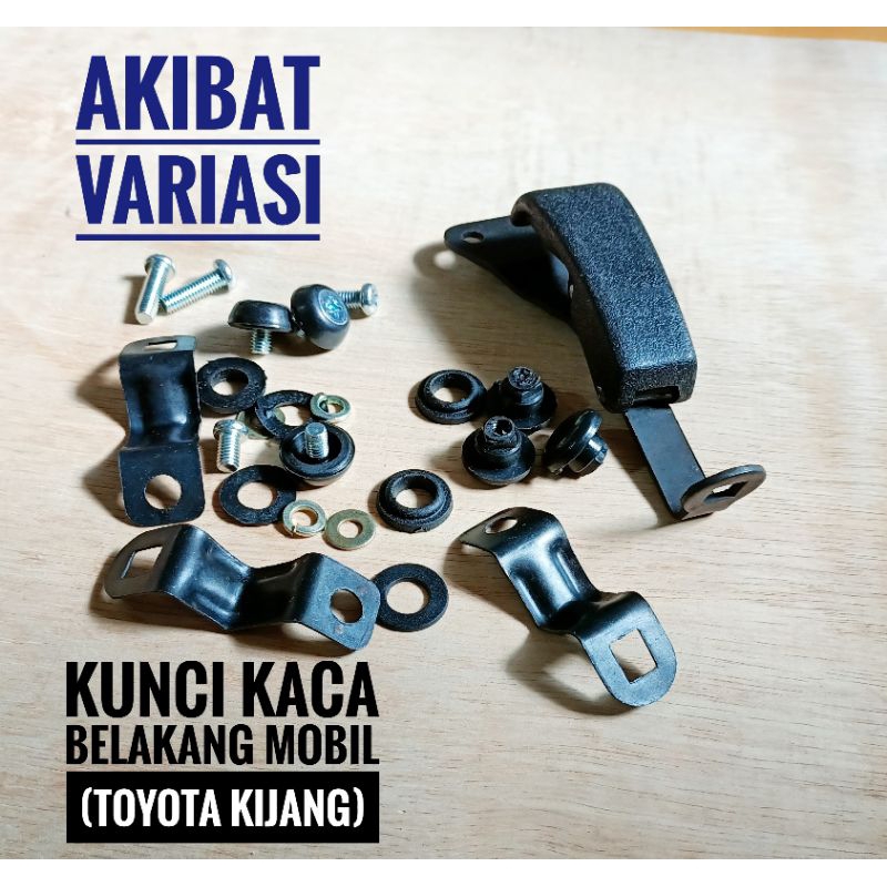 1 Set Engsel Kunci Kaca Belakang Mobil Kijang Kunci Belakang Mobil